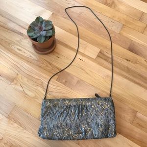 Shimmery BCBG evening bag NWT